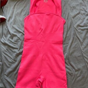 Amazon Essentials Women's Pink Bodysuit